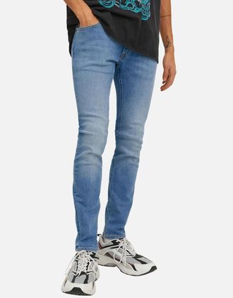 Jack & Jones Mens Jack & Jones Mens Liam Original AKM 770 Skinny Fit Jeans - Blue - Size: 30/32