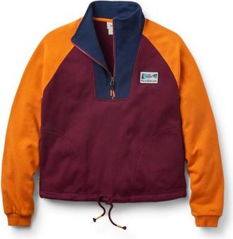 Passenger Jazz Smock Sweatshirt Longsleeve für Damen | rot