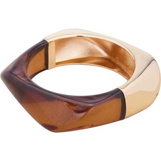 st. Moran Chunky Mixed Media Bangle in Brown at Nordstrom Rack