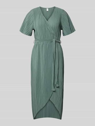 Vero Moda Cocktailkleid in Wickel-Optik Modell LINDA in Gruen, Gr&ouml;&szlig;e 34