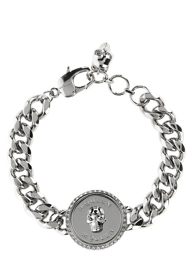 ブレスレット alexander mcqueen 'Sovereign Skull' bracelet Alexander McQueen Sovereign Skull Bracelet | Gold | FARFETCH BN
