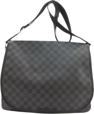 Louis Vuitton Pre-owned Cross Body Bags, male, Gray, Size: ONE SIZE Pre-owned Shoulder Bag