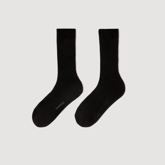 Sandro Fine silk socks
