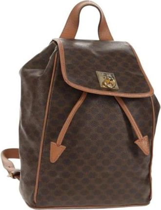 Celine Pre-owned Vintage Rugzak - Dames - Vintage Rugzakken - Bruin - ONE Size - Vintage