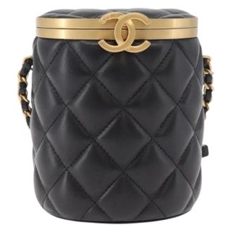 Chanel Pre-owned Vintage Cross Body Bag - Dames - Pre-owned - Zwart - Maat: ONE Size Leer