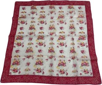 Dior Pre-owned Scarves, female, Multicolor, Size: ONE SIZE Pre-owned Silk Scarf