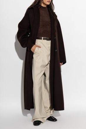 Sportmax Wool Coat Olmo, Womens, Brown