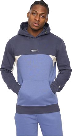 Crosshatch Mannen Castlebay Hoodie (Blauw)