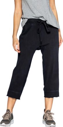 Wilt Crop Raw Jogger Easy Fit Pants in Black at Nordstrom, Size X-Small