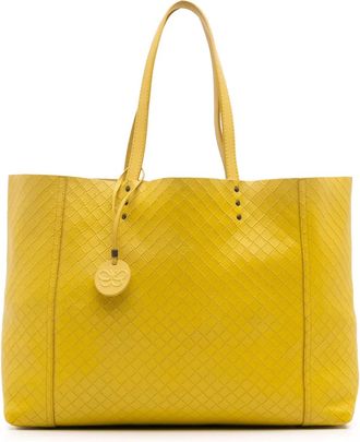 Bottega Veneta Borsa tote Intrecciomirage in pelle 2012-2025 - Giallo
