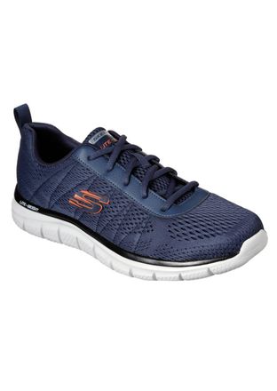 Skechers Mens Track Moulton Athletic Sneakers In Navy
