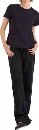Brodie Weekend Boxy Tee In Black