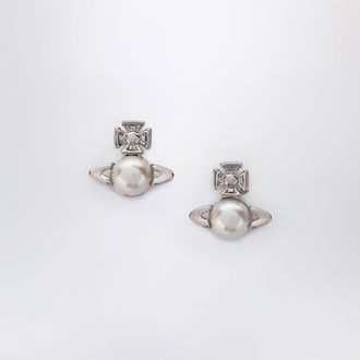 Vivienne Westwood Silver Balbina earrings with pearl