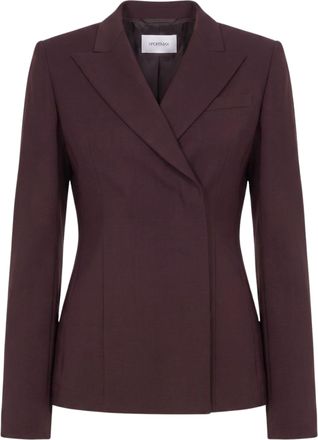 Sportmax Bordeaux Structured Tailored Blazer