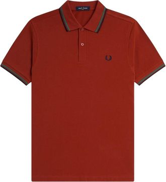 Fred Perry Tops, Heren, Rood, L, Katoen, M3600 Poloshirt