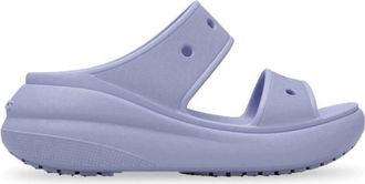 Crocs Paarse Classic Crush Sandalen - Dames - Sleehakken - Paars - 39 EU - Schoenen