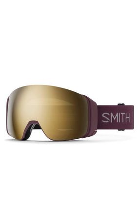 Smith 4D MAG 155mm Special Fit Snow Goggles in Mystic /Chromapop Black Gold at Nordstrom