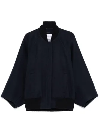 Max Mara Zenone bomber jacket - Blue
