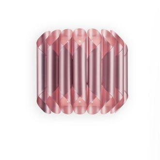 Linea Zero Aplique De Pared En Metal Rosa 32 X 16 X 30h