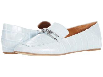 Franco Sarto Tamra H5414L3-400 Loafers Womens Blue Croco Embossed HTAT1209