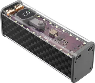 OEM Caja De Bater&iacute;a Externa De 22,5 W Con 8 Ranuras, Bater&iacute;as 18650, Montaje Diy, Carga R&aacute;pida, Capacidad, Pantalla Digital, Almacenamiento De Bater&iacute;a