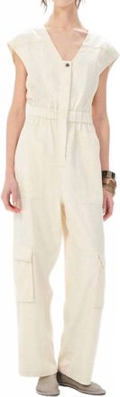 Maria Cher Wilde Esther Jumpsuit In Ecru