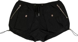 Cynthia Rowley cargo-pocket bloomer shorts - women - Nylon - L - Black