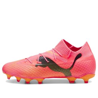 Puma Future 7 Pro FG/AG Lace Up Soccer Sneakers Pink 107707-03