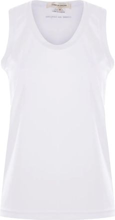 Comme Des Garçons T-shirt smanicata - Bianco