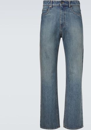 Miu Miu Logo straight jeans