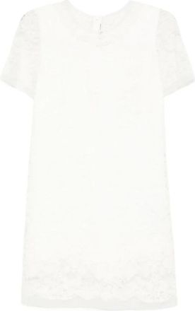 Ermanno Scervino Kleedjes, Dames, Wit, S, Elegante Jurk D472Q354Eqc