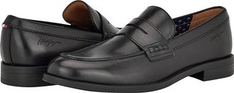 Tommy Hilfiger Japeth Mens Lace Up Wing Tip Shoes Black : 10.5 M, Leather