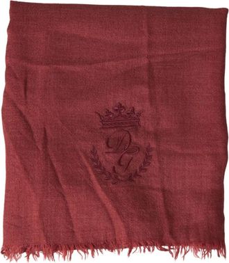 Dolce & Gabbana Prachtige Gebreide Nekwarmer Sjaal - Heren - Wintersjaals - Bruin - ONE Size - Kasjmier - Accessoires