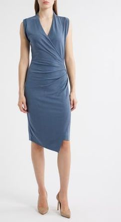BOSS Ecupri Ruched Body-Con Dress in Tanzanite at Nordstrom Rack, Size X-Large