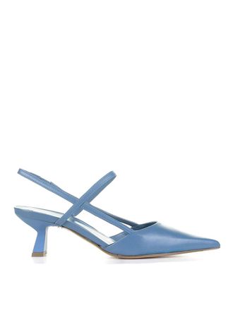 Roberto Festa Milano Chanel Slingback In Light Blue Nappa