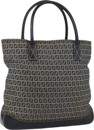 Fendi Pre-owned Canvas Tote Bag - Dames - Vintage Shopper - Veelkleurig - ONE Size - Vintage