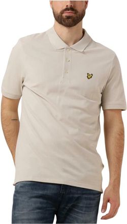 Lyle & Scott Effen Polo Shirt - Heren - Polos - Beige - L - Katoen - Tops