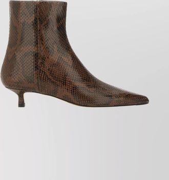 Aeyde pointed toe ankle boots with kitten heel