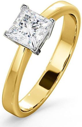 The Diamond Store Certified Lauren 18K Gold Diamond Engagement Ring 0.75CT-F-G/VS