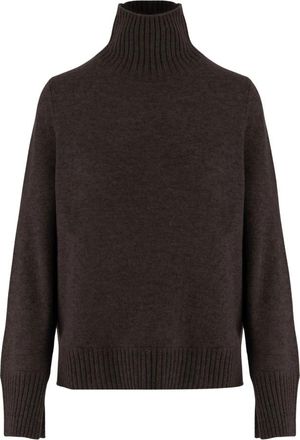 Allude Cashmere Sweater - Dames - Cashmere truien - Bruin - XS - Kasjmier - Truien & Vesten