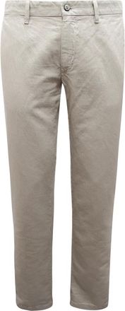 Mason's New York City Chino - Heren - Chinos - Grijs - M - Leer - Broeken