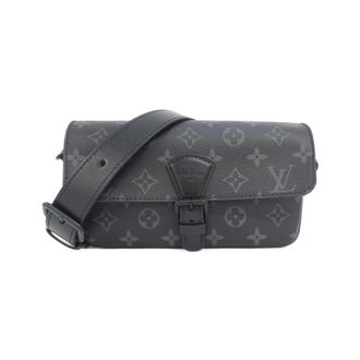 Louis Vuitton Black Monogram Eclipse Monogram Eclipse Coated Canvas Shoulder Bag (Pre-Owned)