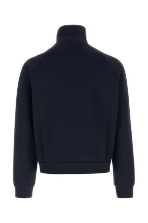 Prada Mens Navy Blue Tech Fabric Sweatshirt Blu Eapl Felpe Sweater