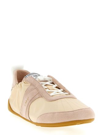 Chlo&eacute; Kick Sneaker - Cream
