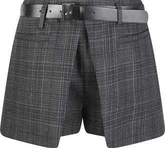 Dondup Nelly Regular-fit Shorts - Dames - Korte broeken - Grijs - Maat: S Wol