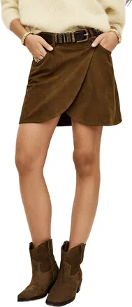 BA&SH Mangela Suede Skirt