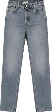 Toteme High Slim Denim - Dames - Slim Fit Jeans - Blauw - W25 - Denim - Jeans