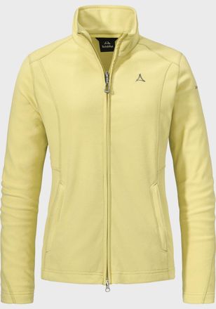 Sch&ouml;ffel Fleecejacke SCH&Ouml;FFEL Fleece Jacket Leona3, Damen, Gr. 40, gelb (5105, gelb), Oberstoff: 100% Polyester, regular fit, hoch geschlossener Ausschnitt, Ja