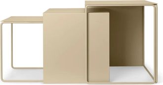Ferm Living Cluster Tables (3er-Set), cashmere