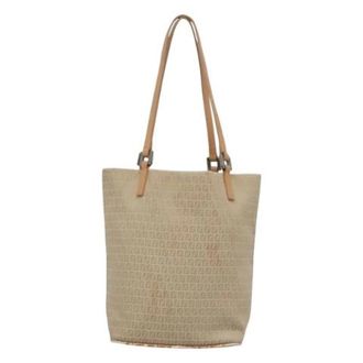 Fendi Pre-owned Nylon bolsos-fendi - Pre-owned - Mujer - Beige - ONE SIZE